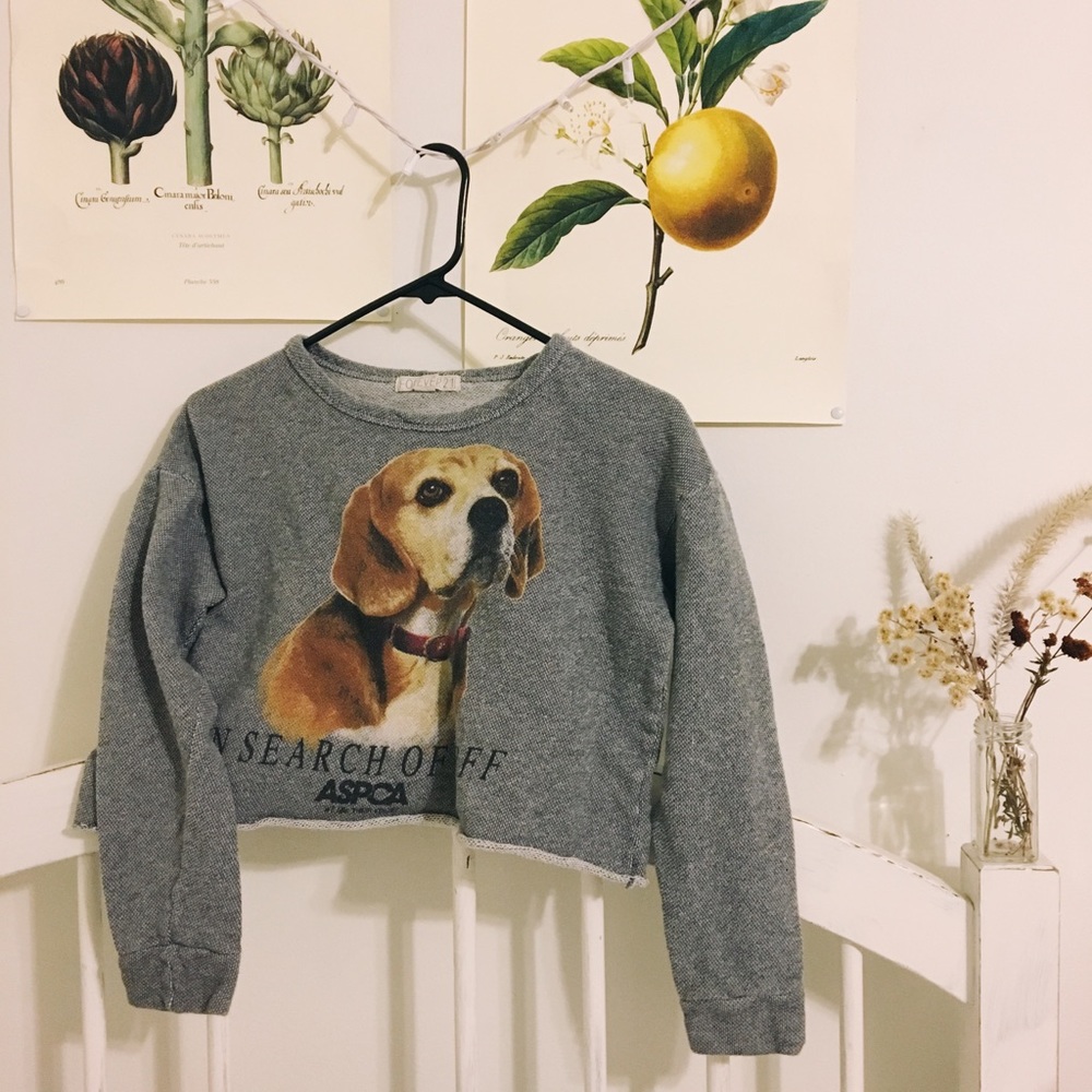 Adorable cropped sweater